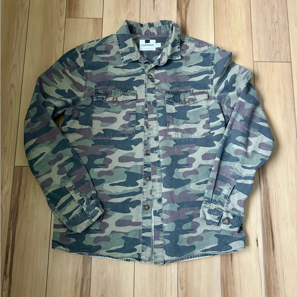 Topman camo shirt